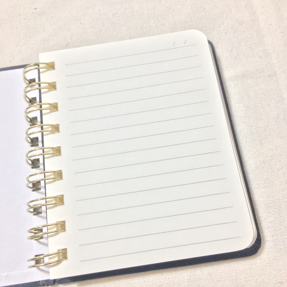 Mini Cloth Spiral Notebook - Picture 2 of 2